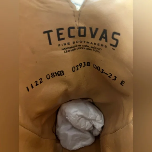 Tecovas Jolene Navy Bloom Bovine Size 8.5 - Picture 6 of 6